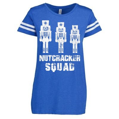 Nutcracker Squad Holiday Ballet Dance Matching Christmas Enza Ladies Jersey Football T-Shirt