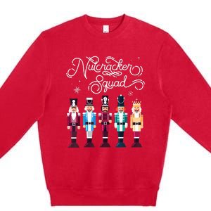 Nutcracker Squad Holiday Christmas Boy Girls Wo  Cute Premium Crewneck Sweatshirt