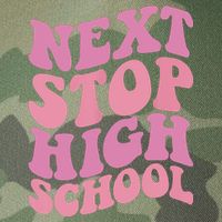 Next Stop High School Elementary School Graduation Legacy Tie Dye Trucker Hat