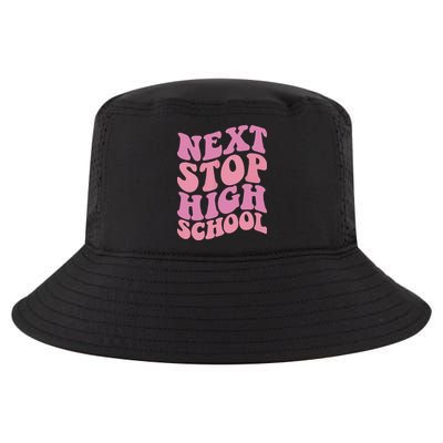 Next Stop High School Elementary School Graduation Cool Comfort Performance Bucket Hat