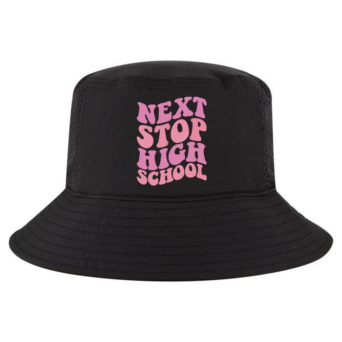 Next Stop High School Elementary School Graduation Cool Comfort Performance Bucket Hat
