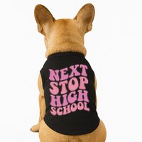 Next Stop High School Elementary School Graduation Doggie Tank