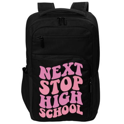 Next Stop High School Elementary School Graduation Impact Tech Backpack