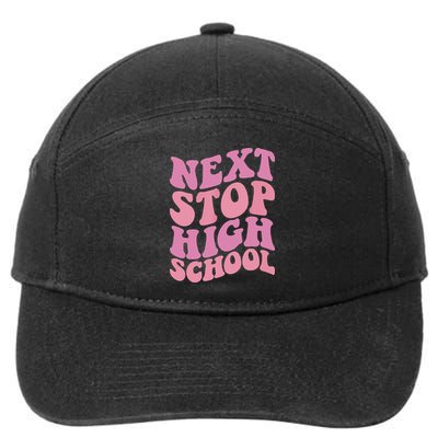 Next Stop High School Elementary School Graduation 7-Panel Snapback Hat
