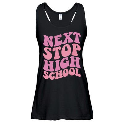 Next Stop High School Elementary School Graduation Ladies Essential Flowy Tank