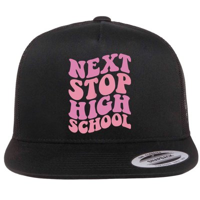 Next Stop High School Elementary School Graduation Flatbill Hat