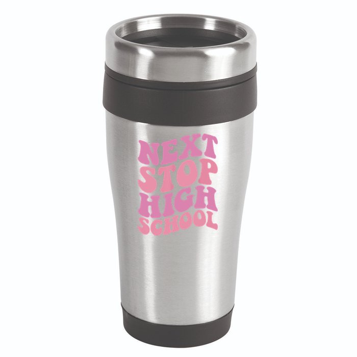 Next Stop High School Elementary School Graduation 16oz Travel Tumbler