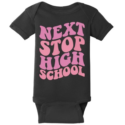 Next Stop High School Elementary School Graduation Baby Bodysuit