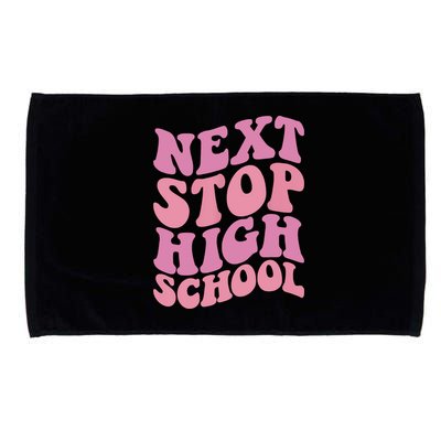 Next Stop High School Elementary School Graduation Microfiber Hand Towel