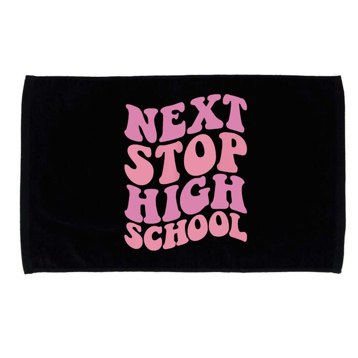 Next Stop High School Elementary School Graduation Microfiber Hand Towel