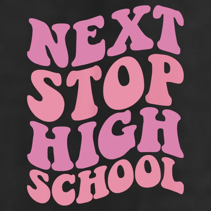 Next Stop High School Elementary School Graduation Microfiber Hand Towel