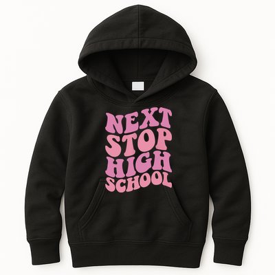 Next Stop High School Elementary School Graduation Kids Hoodie