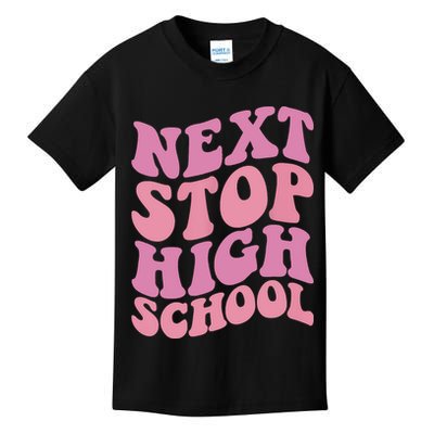 Next Stop High School Elementary School Graduation Kids T-Shirt