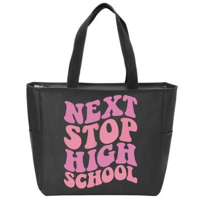 Next Stop High School Elementary School Graduation Zip Tote Bag