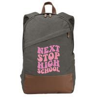 Next Stop High School Elementary School Graduation Cotton Canvas Backpack