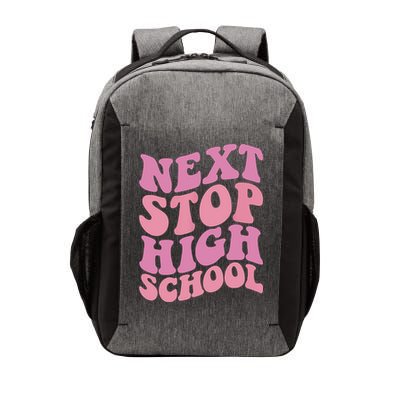 Next Stop High School Elementary School Graduation Vector Backpack
