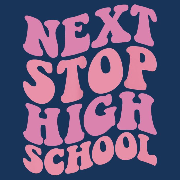 Next Stop High School Elementary School Graduation Infant Baby Jersey Bodysuit