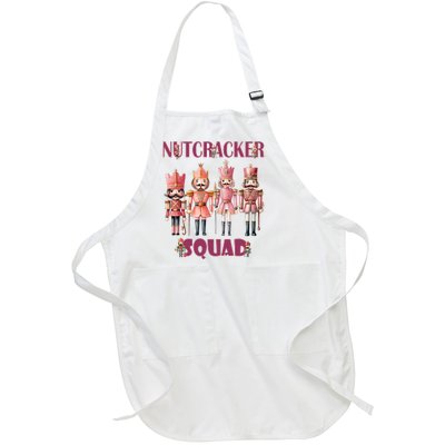 Nutcracker Squad Holiday Christmas  Funny  Full-Length Apron With Pockets