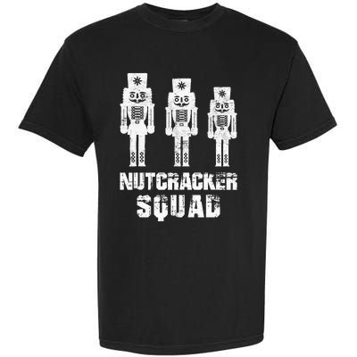 Nutcracker Squad Holiday Ballet Dance Matching Christmas Garment-Dyed Heavyweight T-Shirt