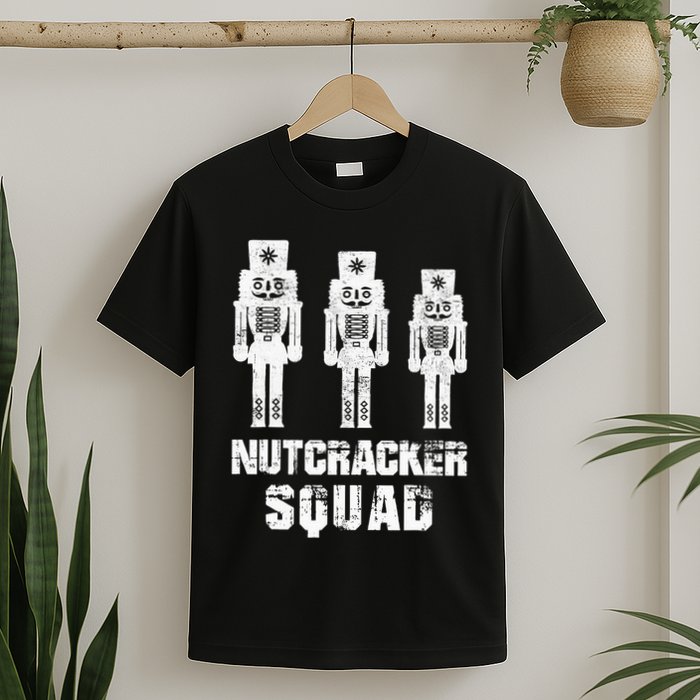 Nutcracker Squad Holiday Ballet Dance Matching Christmas T-Shirt