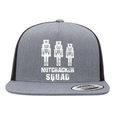 Nutcracker Squad Holiday Ballet Dance Matching Christmas Flat Bill Trucker Hat