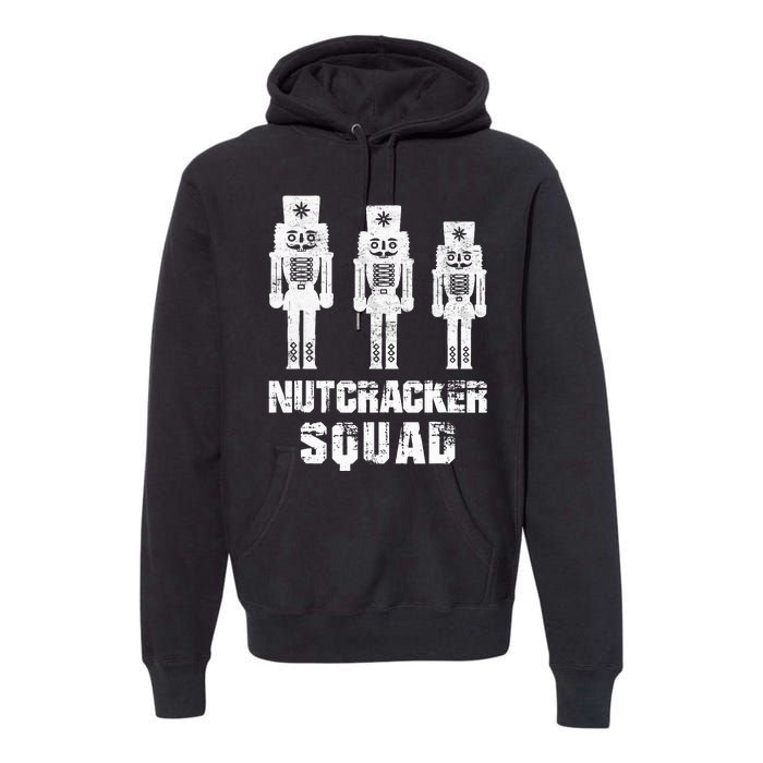 Nutcracker Squad Holiday Ballet Dance Matching Christmas Premium Hoodie