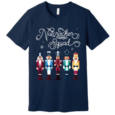 Nutcracker Squad Holiday Christmas Boy Girls Women Cute Premium T-Shirt