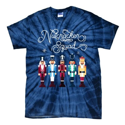 Nutcracker Squad Holiday Christmas Boy Girls Women Cute Tie-Dye T-Shirt