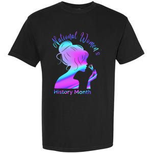 National 's History Month March Woman Garment-Dyed Heavyweight T-Shirt