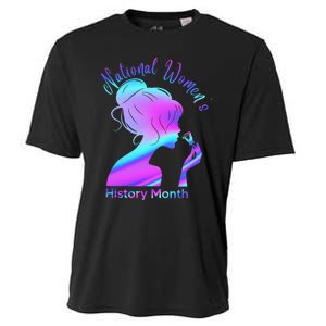 National 's History Month March Woman Cooling Performance Crew T-Shirt