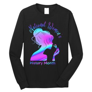 National 's History Month March Woman Long Sleeve Shirt