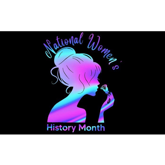 National 's History Month March Woman Bumper Sticker