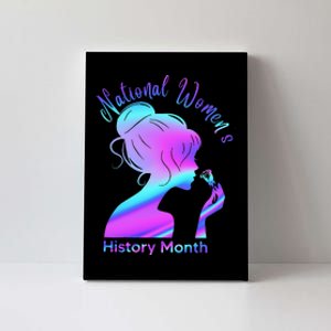 National 's History Month March Woman Canvas