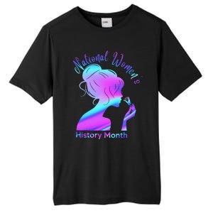 National 's History Month March Woman Tall Fusion ChromaSoft Performance T-Shirt