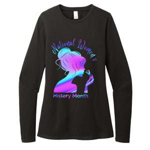 National 's History Month March Woman Womens CVC Long Sleeve Shirt