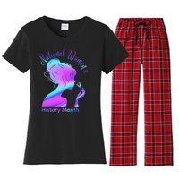 National 's History Month March Woman Women's Flannel Pajama Set