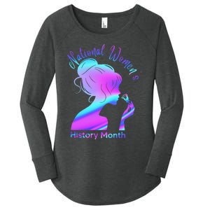 National 's History Month March Woman Women's Perfect Tri Tunic Long Sleeve Shirt