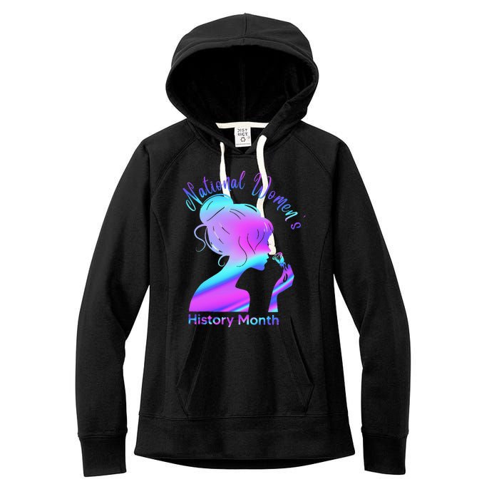 National 's History Month March Woman Women's Fleece Hoodie