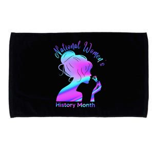 National 's History Month March Woman Microfiber Hand Towel