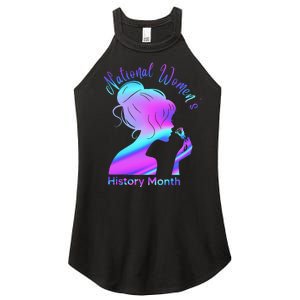 National 's History Month March Woman Women's Perfect Tri Rocker Tank