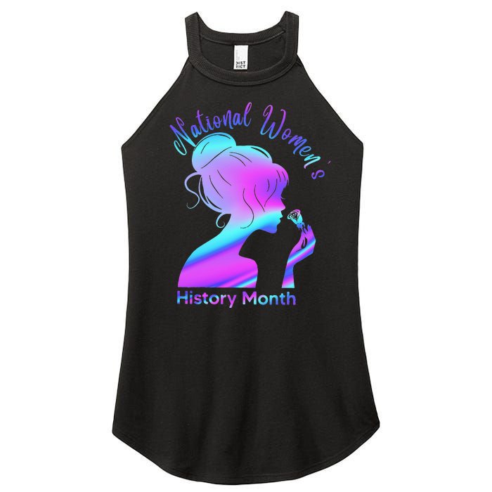 National 's History Month March Woman Women's Perfect Tri Rocker Tank