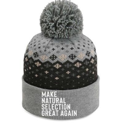 Natural Selection Humorous Funny Memes Humor Sarcastic Gift The Baniff Cuffed Pom Beanie