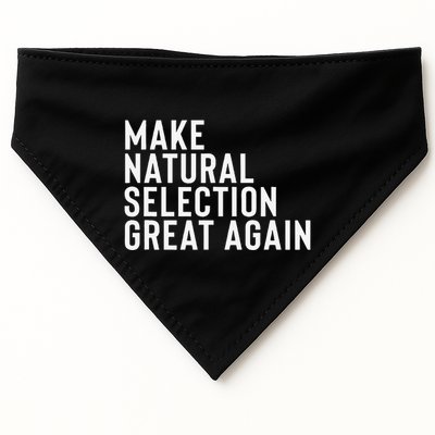 Natural Selection Humorous Funny Memes Humor Sarcastic Gift USA-Made Doggie Bandana