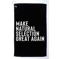 Natural Selection Humorous Funny Memes Humor Sarcastic Gift Golf Towel