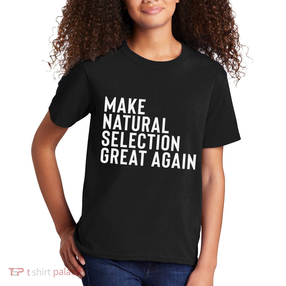 Natural Selection Humorous Funny Memes Humor Sarcastic Gift Kids T-Shirt