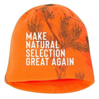 Natural Selection Humorous Funny Memes Humor Sarcastic Gift Kati - Camo Knit Beanie