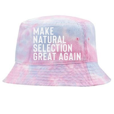 Natural Selection Humorous Funny Memes Humor Sarcastic Gift Tie-Dyed Bucket Hat