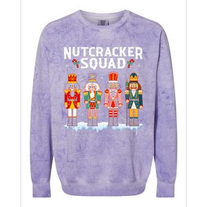 Nutcracker Squad Holiday Christmas Pajama Colorblast Crewneck Sweatshirt