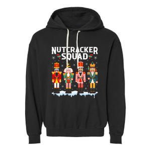 Nutcracker Squad Holiday Christmas Pajama Garment-Dyed Fleece Hoodie