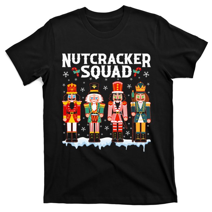 Nutcracker Squad Holiday Christmas Pajama T-Shirt